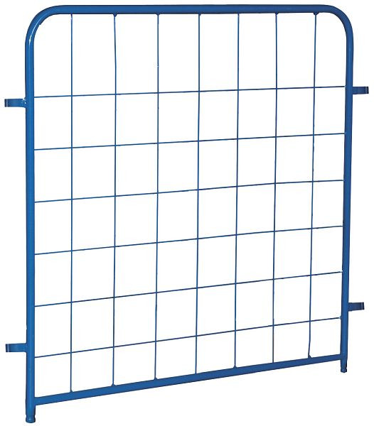 VARIOfit Längswand für Paket-/Etagenwagen, niedrig, Außenmaße: 1.075 x 925 mm, RAL 5010 enzianblau, gsw-700.303.2