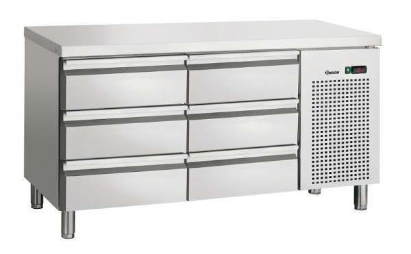 Bartscher Kühltisch S6-100, Material: Chromnickelstahl, 110884, 4015613845906
