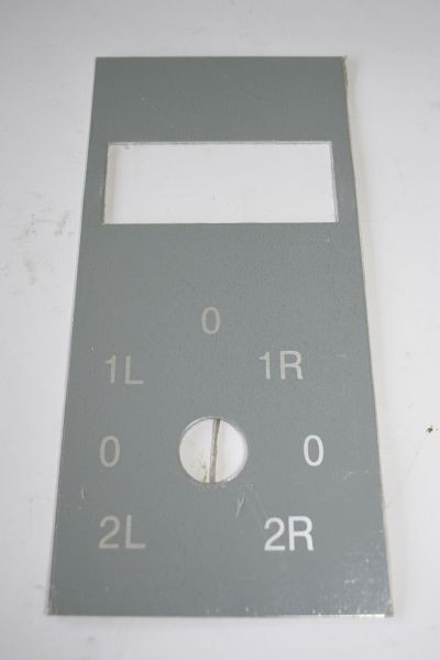ELMAG Frontschild für Schaltergehäuse, zu GBM 3/25 TN + SN, 9802091