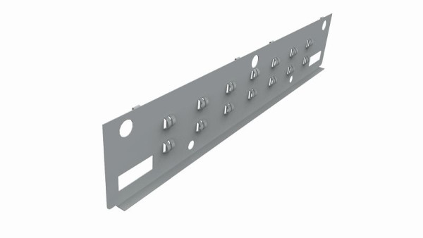 Simplaflex Seitenfachschienen für Schubladen, Blendenhöhe: 100/125 mm,für Innenmaß 500 x 450 mm, CL6E100MR