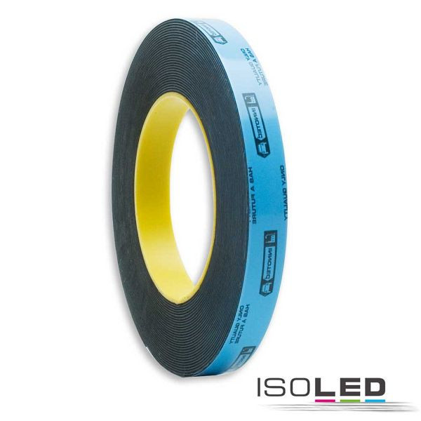 ISOLED Moulding Tape doppelseitiges PU-Schaum Klebeband, 25mm x 0,8mm, 10m/Rolle, 113671
