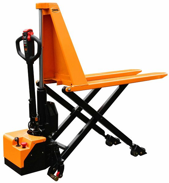 Schefer Scherenhubwagen elektrisch SHW Premium 10 EF inkl. Batterie & Ladegerät, Gabellänge H: 1140 mm, 1102036SLTE3F