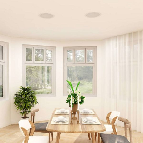 vidaXL Einbaulautsprecher für Decke und Wand mit Hochtöner 2 Stück 360W, 70168