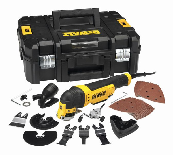 DeWalt Oszillierendes Multifunktions-Tool Set 300 Watt in TSTAK, DWE315KT-QS