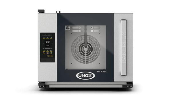 UNOX BAKERLUX SHOP.Pro TOUCH Professioneller Konvektomat mit Wasserdampf Arianna 4 Einschübe 460x330 Elektrisch Türöffnung rechts, XEFR-04HS-ETRV