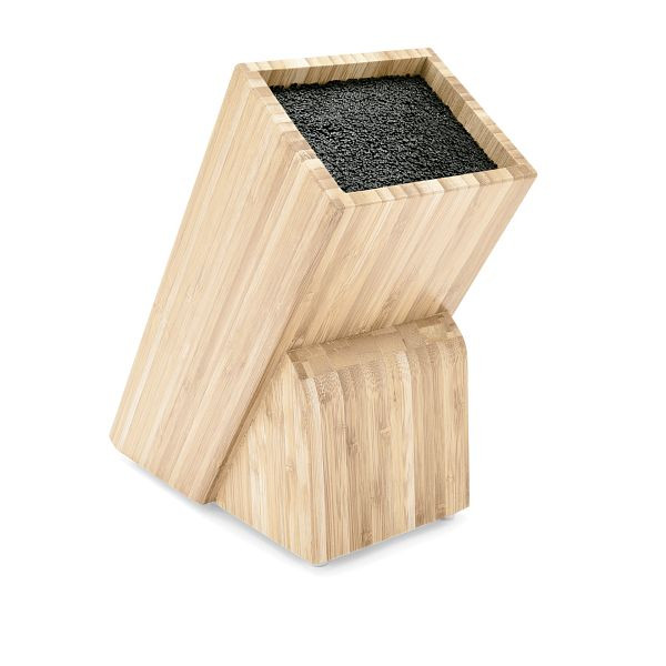 WAS Messerblock mit Polypropylen Einsatz, 29,5 cm, Naturholz, 6527000