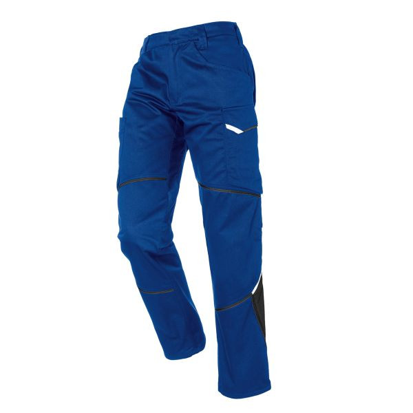 Kübler ICONIQ cotton Damenhose, Farbe: kornblau/schwarz, Größe: 54, 2540 1301-4699-54