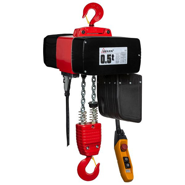 DELTA Premium Elektrischer Kettenzug Typ DMH 230V, 7/1,8m/min 1-Strang, 0,5t mit 3m Hubhöhe, DH.0.DMH.00523.03