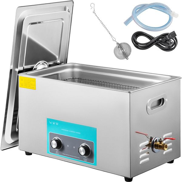 VEVOR Knob Control Ultrasonic Cleaner Ultraschallreiniger 30 L, QXJ30LXNS00000001V2