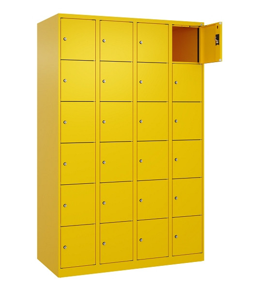 C+P Schließfachschrank Evolo PLUS, 24 Fächer, 1850x1200x500mm, 1023/1023, 049000-406 S10022