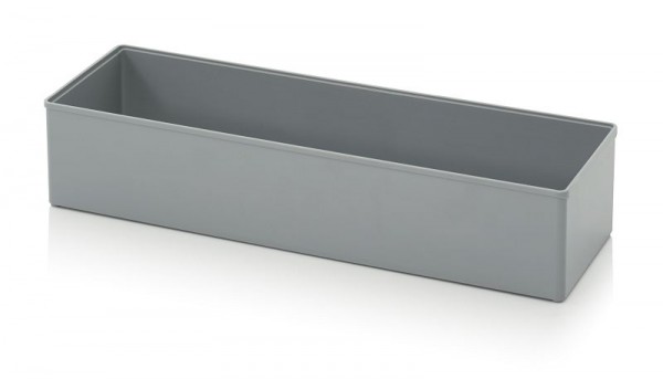 Auer Einsatzkästen für Sortimentsboxen, 31,2 x 10,4 x 6,3 cm, Silbergrau, SB E 26-7001