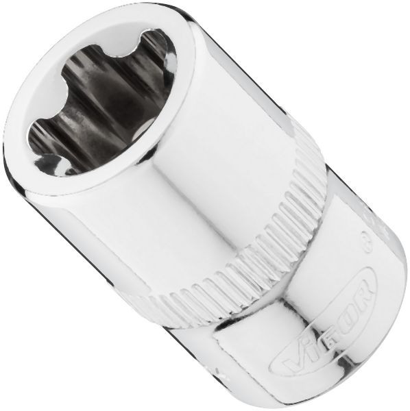 VIGOR Steckschlüsseleinsatz, 3/8″, EPR Profil, SW E14+, V7920-EPR14