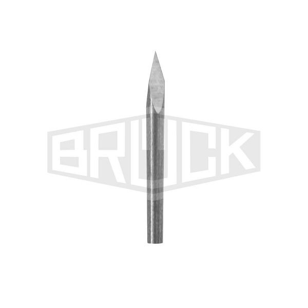 BRÜCK ZOBO Zentrierspitze CP-WD, Durchmesser: 2,5mm, Profiltiefe: 19mm, für System 2, 762610