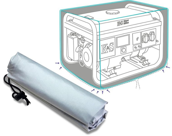 Könner & Söhnen KS COVER10 Wasser- und schmutzdichte Generator-Abdeckung, KS COVER10