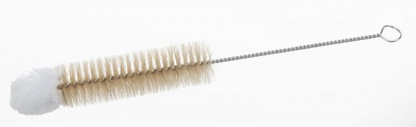 Bochem Reagenzglasbürste mit Naturborsten, D=20mm, L=270mm, Bürstenkopf L=110mm, 12310