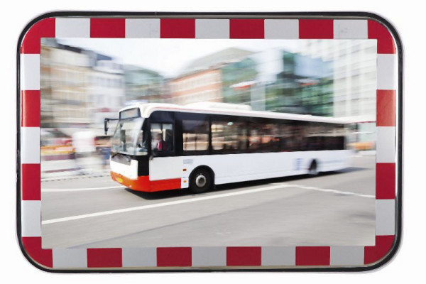 dancop Verkehrsspiegel 40x60, 2 Jahre Garantie, Acryl, Wand- und Pfostenhalterung, US Typ1 4060