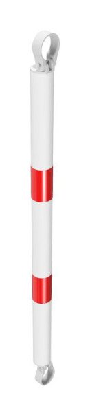 Schake Verkehrsschutzgittersysteme, Querrohr, Rastermaß: 1150 mm Länge: 1000 mm, feuerverzinkt und weiß beschichtet, 419_610B