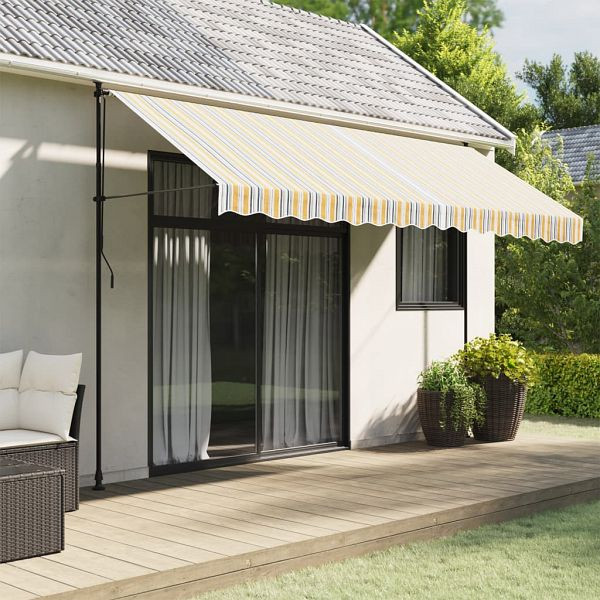 vidaXL Markisenbespannung Mehrfarbig Gestreift 4x3 m, 367726