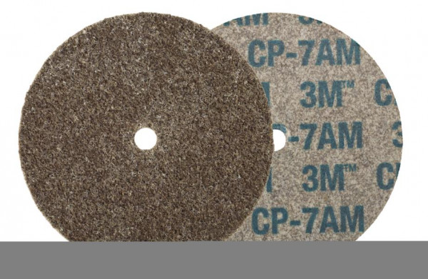 3M Scotch-Brite Roloc Cut and Polish Kompaktscheibe CP-UR, 50 mm x 6 mm x 10 mm, 5A FIN, VE: 40 Scheiben, 7000078003