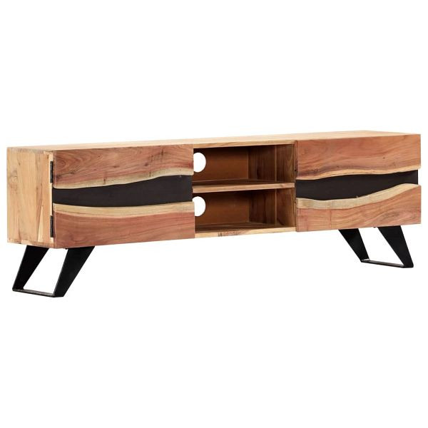 vidaXL TV-Schrank 140 x 30 x 45 cm Massivholz Akazie, 247974