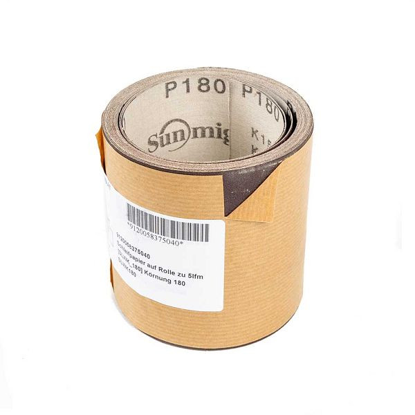 Holzmann Schleifpapier auf Rolle zu 5m K180, SLWK180
