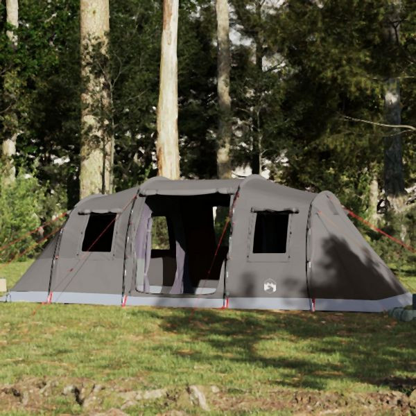 vidaXL Tunnel-Familienzelt 6 Personen Braun Wasserdicht, 4009420