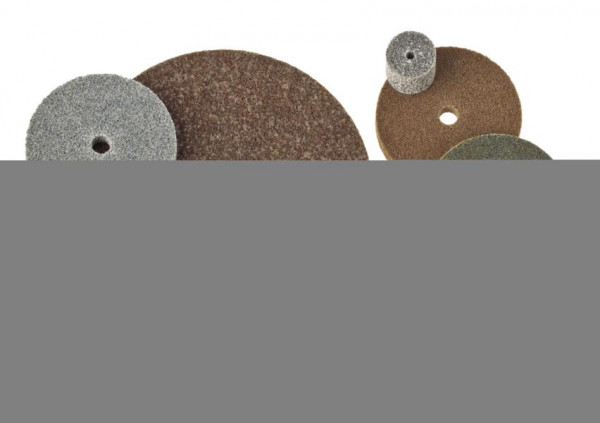 3M Scotch-Brite EXL Verpresste Kompaktscheibe XL-UW, 150 mm x 25,4 mm x 25,4 mm, 2S FIN, VE: 2 Scheiben, 7000028479