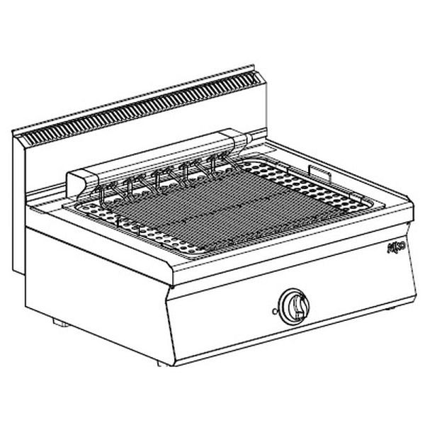 KBS Elektro Vaporrostbräter Fläche 540x420mm Tischgerät, 10212313