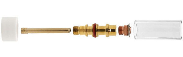 ELMAG WIG- Gaslinsen-Zubehör-Set - transparent (5-teilig), 2,4 mm für SR 17-18-26, 59430