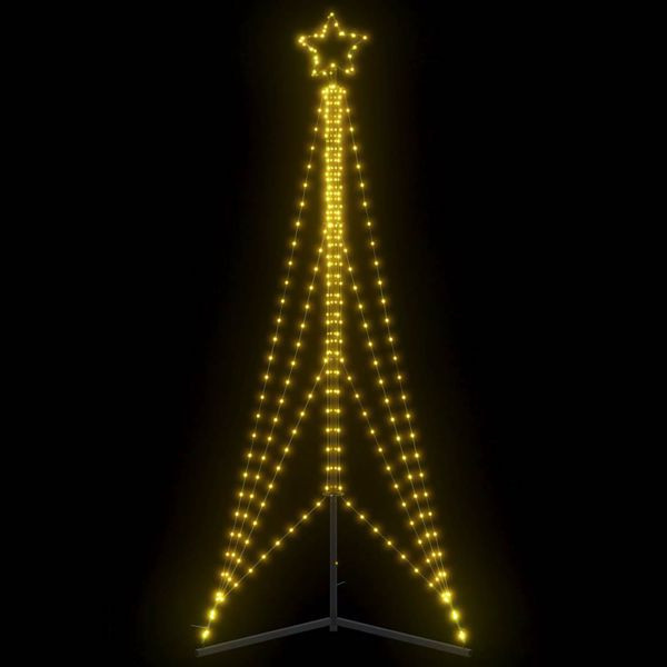 vidaXL LED Weihnachtsbaum 483 LEDs Warmweiß 240 cm, 4016412