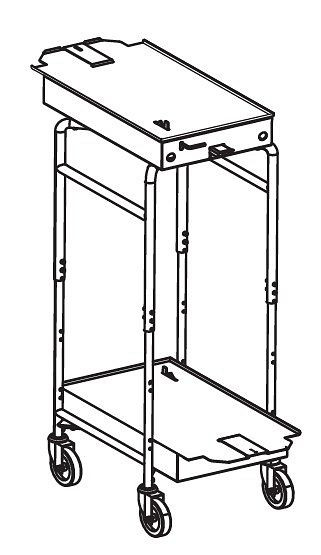 ZANUSSI Hordengestell-Transportwagen, für 6 und 10 x GN 1/ 1-Ofen, 406922626