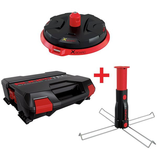Runpotec X Board 300 Komplett-Set, Profi-Kabelabroller für Trommeln, Bundware und Einzeladern im Systemkoffer, 10170
