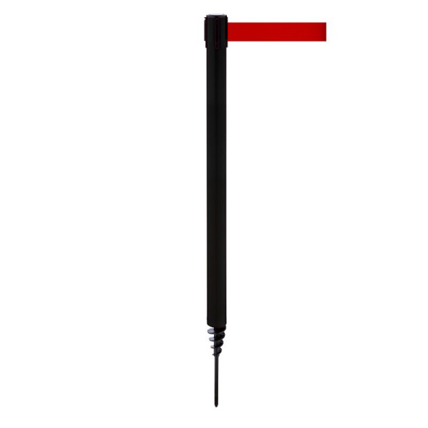 Stein HGS Personenleitsystem -P-Line Outside-, schwarz, rot, mit Gurtendstück (Standard), 37689-0101