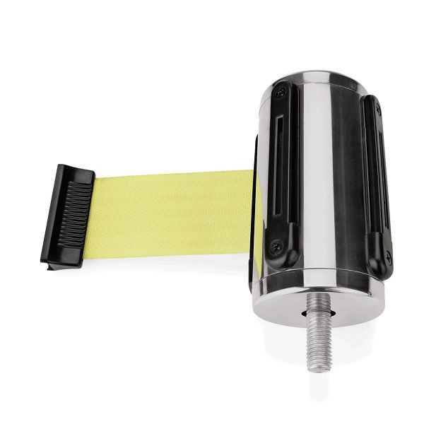 WAS Einzelgurtband für Abgrenzungspfosten Highflex, 1114 100 & 435, gelb, 3 m, 1114434