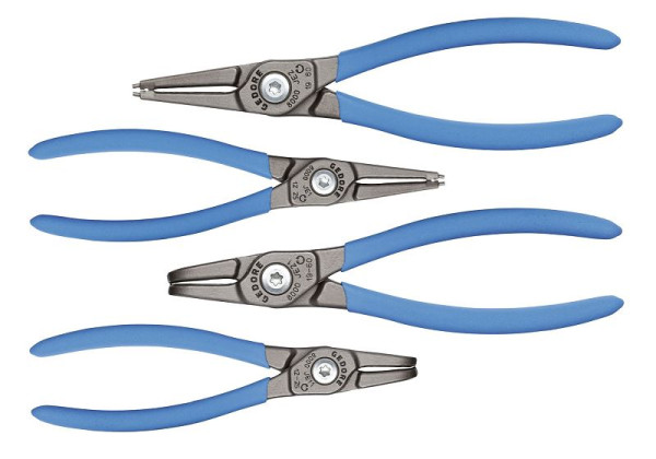 GEDORE Montagezangen-Satz 4-teilig (Innen), für Sicherungsringe, 3041999