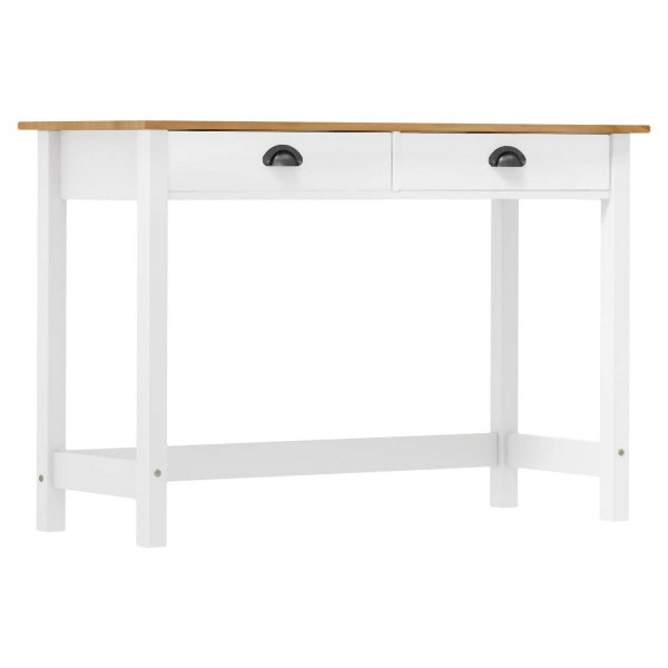 vidaXL Konsolentisch Hill mit 2 Schubladen 110x45x74 cm Kiefernholz, 288994