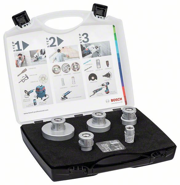 Bosch Diamantrockenbohrer-Set Diamont Dry Speed, 5-teilig, 20 - 68 mm, 2608576669
