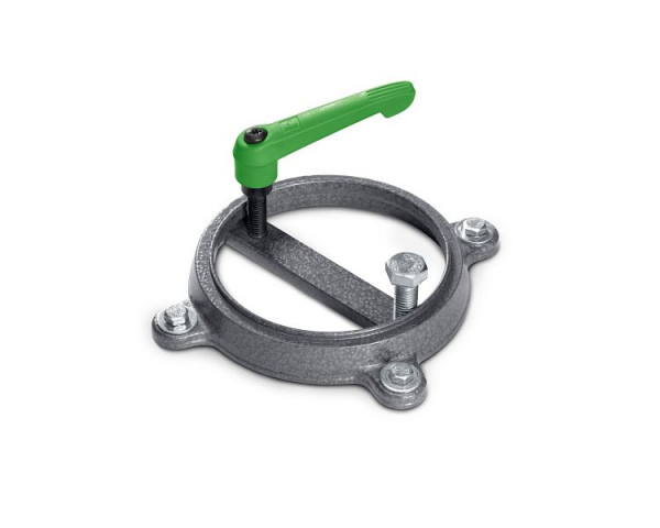 bott Drehteller für Schraubstock 135 BxTxH: 225 x 225 x 24 mm, RAL 7016, 80610007.19V