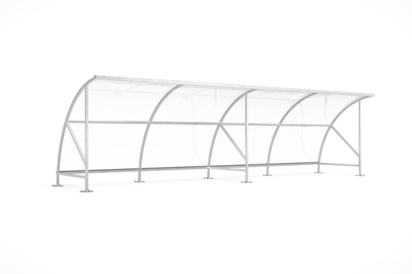 WSM Überdachung Bamberg B 1/08 verzinkt als Bausatz, 102100414