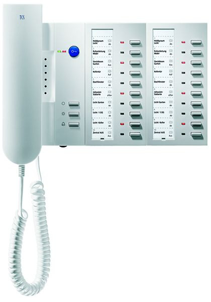 TCS Audio Türtelefon Serie IMM 4 + 10 + 10 Tasten, Aufputzmontage weiß, IMM1110-0140