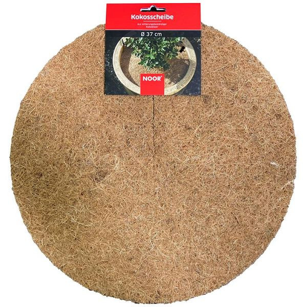 NOOR Kokosscheibe Kokos Scheibe Winterschutz PRO Stärke ca. 1,3cm 1500g/m² Winterschutz, Durchmesser 37 cm, 150002PRO-37