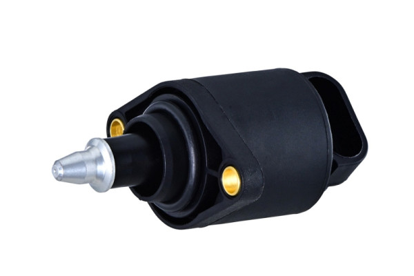 HELLA Leerlaufregelventil, Luftversorgung, 12V, 4-polig, geschraubt, elektrisch, Anzahl der Befestigungsbohrungen: 2, mit Dichtungen, 6NW 358 192-151