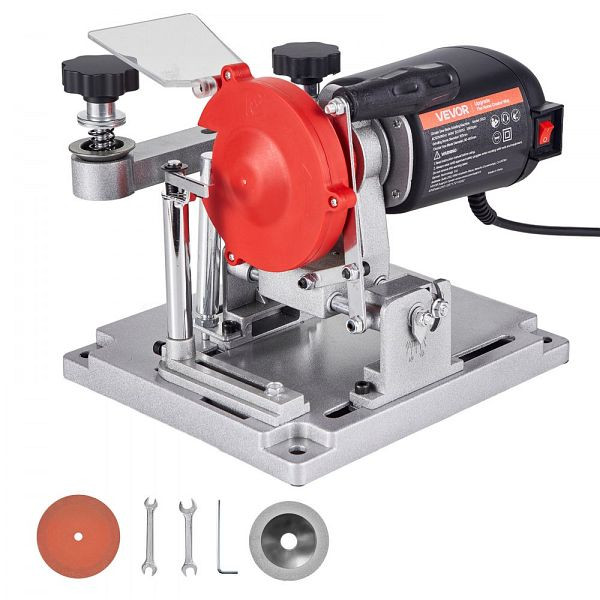 VEVOR 140W Sägeblattschärfgerät, 5700 U/min, 100mm Schleifscheibe, ±25° für 90-400mm Sägeblätter, für Holzbearbeitung, YXJPDMJGMZBDOVOTO001V2