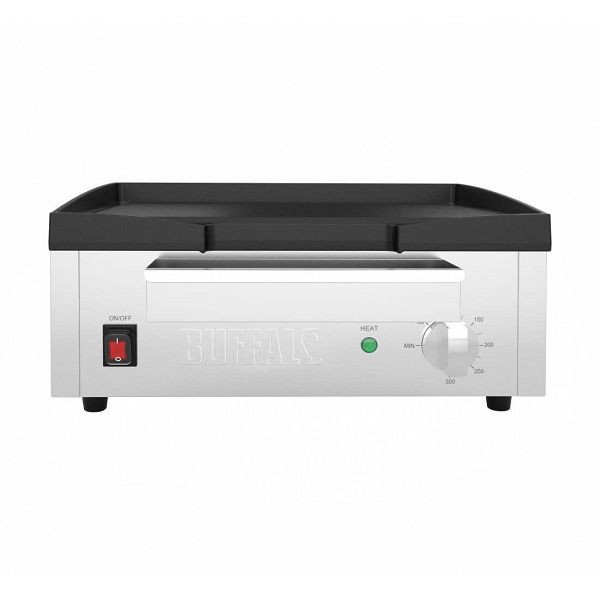 Buffalo Gusseisen-Arbeitsplattengrill 2,8 kW, robuste, glatte Gusseisen-Kochfläche, CU966