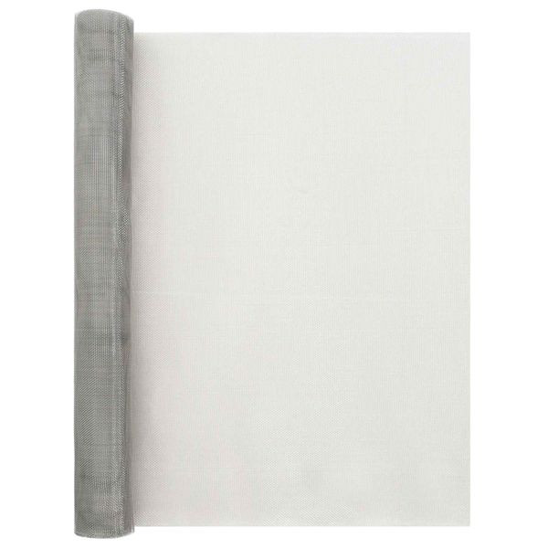 vidaXL Mesh Bildschirm 60 x 2000 cm 20 Mesh Edelstahl 201 Silber, 42039535