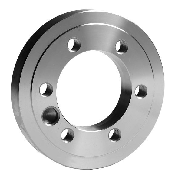 MACK Flansch für Drehfutter D= 250 mm, Stahl, DIN 55026-6", futterseitig plan, ZE-FP6-250/6