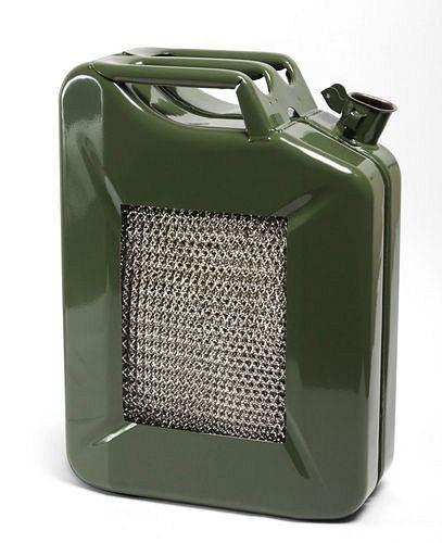 DENIOS Kraftstoffkanister aus Stahl Explo-Safe, 20 Liter Volumen, mit UN-Zulassung, 264-617