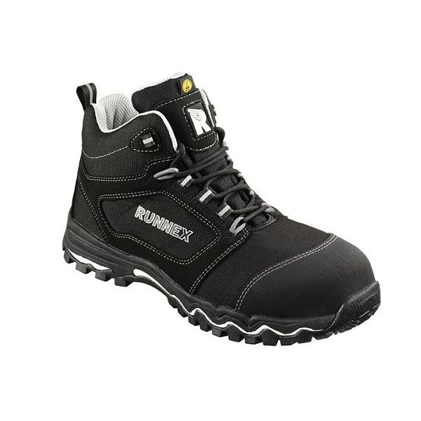 RUNNEX S3-ESD-Sicherheitsschnürstiefel LightStar, Größe: 43, VE: 1 Paar, 5323-43