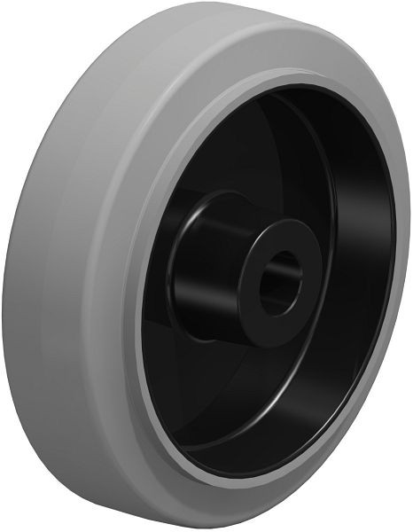 Blickle POEV 161/20R-SG Rad aus Elastik-Vollgummi, Grau, 746769