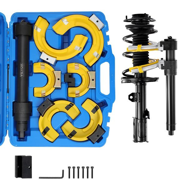 VEVOR Federspanner Satz- Fahrwerksfeder Kompatibel mit 22 mm Stecknuss Universal Federspanner 4500kg Tragfähigkeit, HSJZDHCZQTSLGFG8SV0